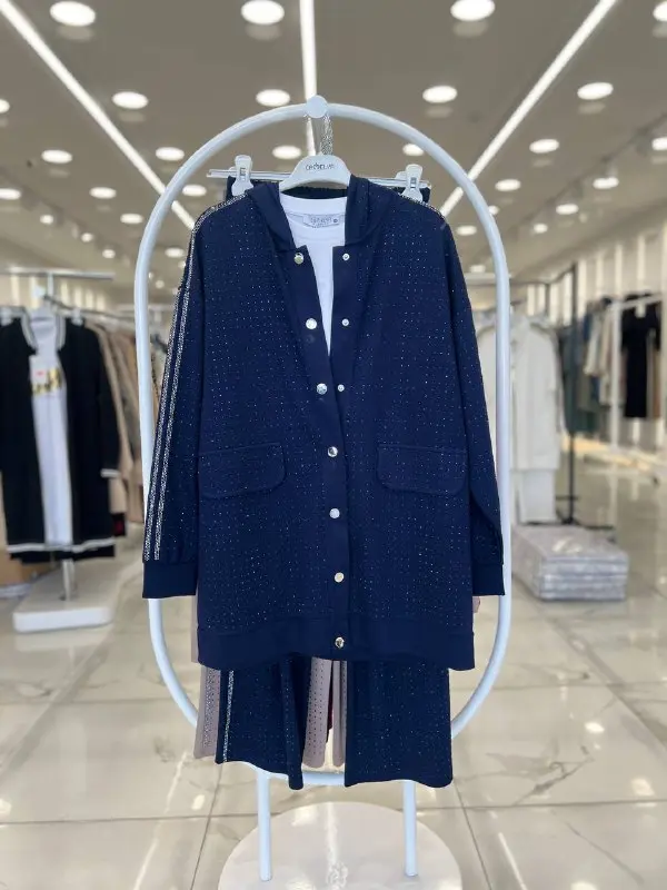 [869-107471-38] Three Piece Set - Navy (38)