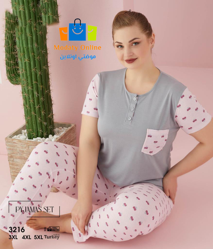 Pajamas Half Sleeve Big Size