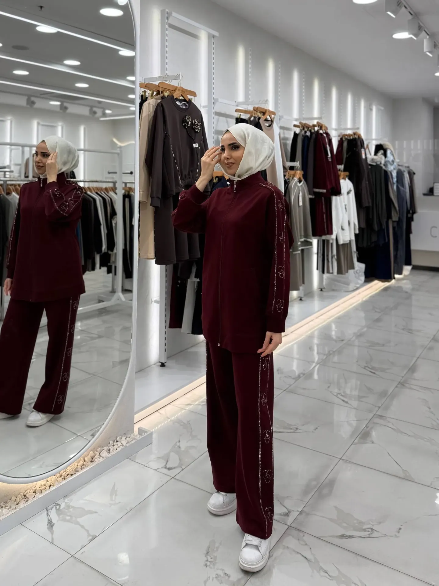 طقم قطعتين - خمري