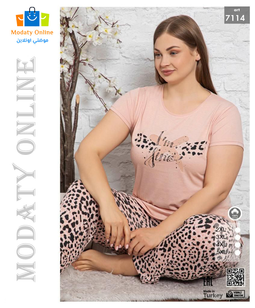 Pajamas Half Sleeve Big Size