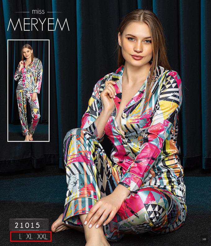 Long Sleeve Pajamas Silk