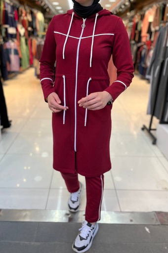 Tracksuit Set Cotton D-Red