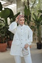 Tracksuit Set Cotton White