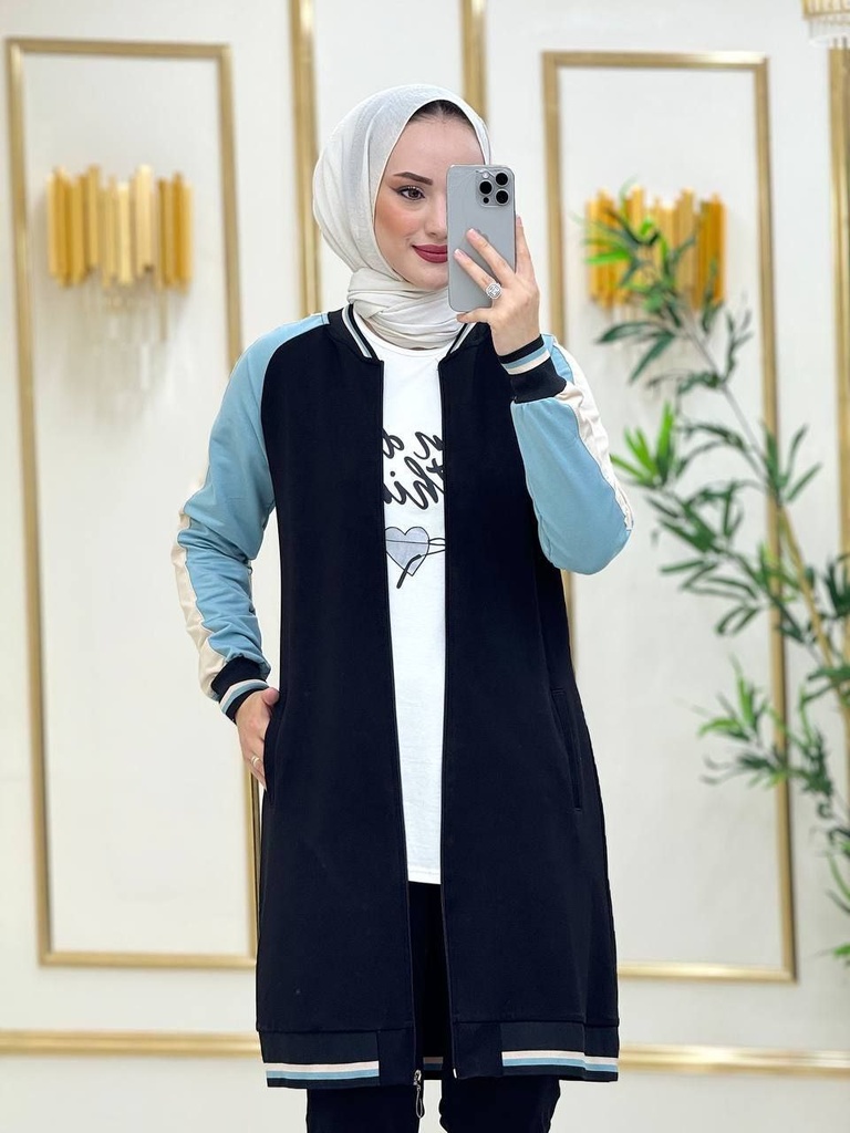 [869-0038-1-46] Triple Set Navy Blue  (3XL)