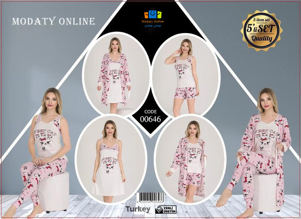 Kimono Five Piece Set