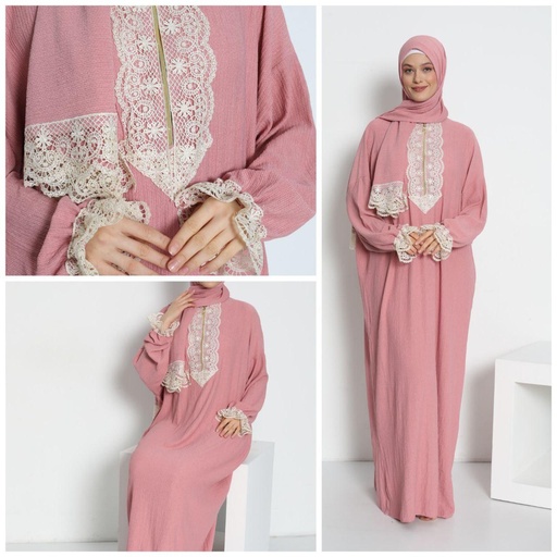 [112024-6009-PINK] Women's Prayer Clothes Pink