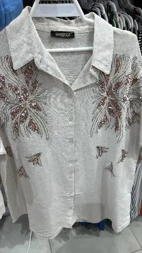 [869-0015-001] Women's Casual Shirt قميص نسائي 