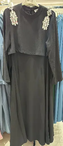 Long DRESS BLACK